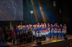 Koncert świąteczny dla żołnierzy WOT pełniących służbę w obronie granic Polski,