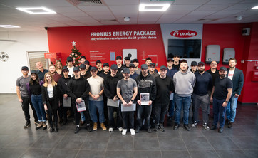 Wizyta studentów Wydziału Budowy Maszyn i Lotnictwa w firmie Fronius Polska,