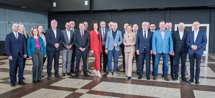 Członkowie Rady Biznesu przy Wydziale Zarządzania Politechniki Rzeszowskiej,