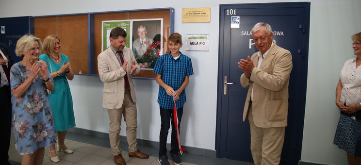 Aula na Wydziale Budownictwa, Inżynierii Środowiska i Architektury nazwana imieniem prof. Zbyszko Stojka